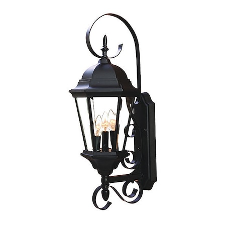 Acclaim Lighting Wall Light, Matte Black, 3-Light 5413BK