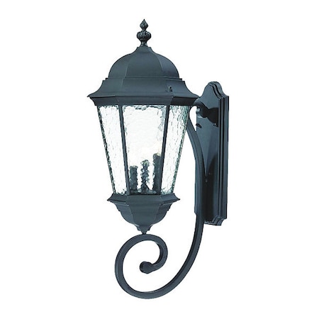 Acclaim Lighting Wall Light, Matte Black, 3-Light 5521BK