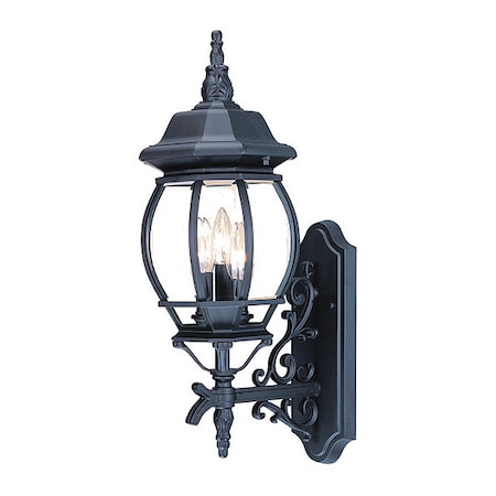 Acclaim Lighting Wall Light, Matte Black, 3-Light 5151BK