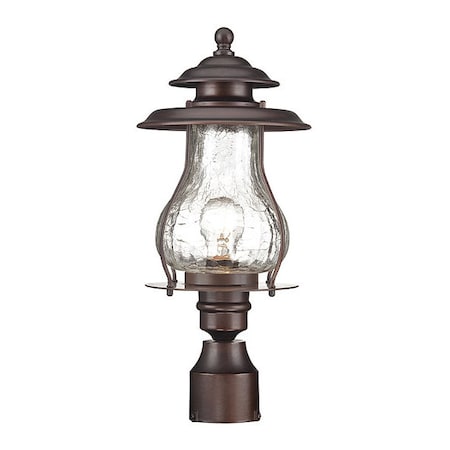 Acclaim Lighting Post Mount Light, 1-Light, Arch. Bronze 8207ABZ