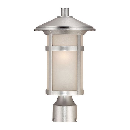 Acclaim Lighting Post Mount Light, 1-Light, Brushed Silver 39107BS