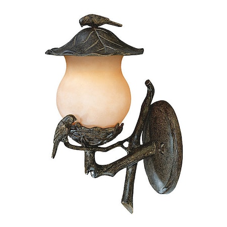 Acclaim Lighting Wall Light, Black Coral, Wit 2-Light 7551BC/CH