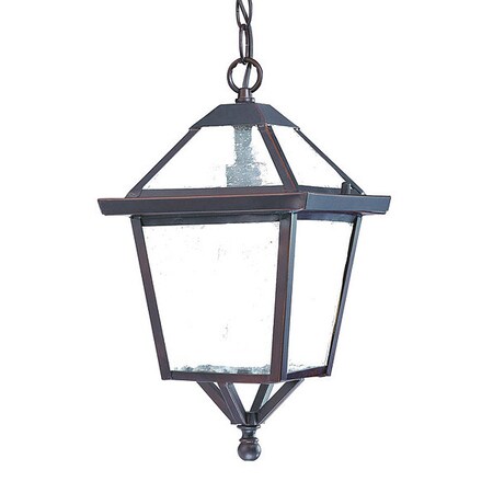 Acclaim Lighting Hanging Light, Arch, Bronze, 1-Light, Height: 14" 7616ABZ