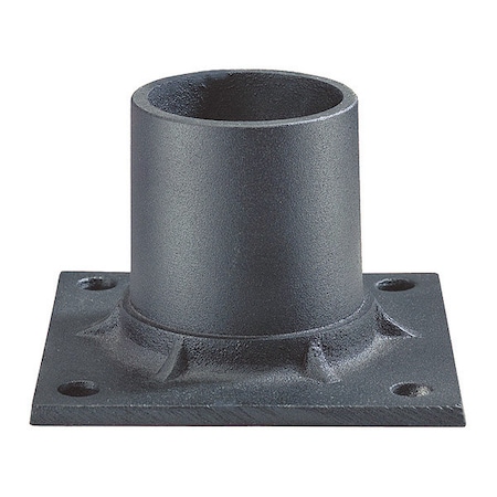Acclaim Lighting Pier Mount, Black For 3" Posts C347BK