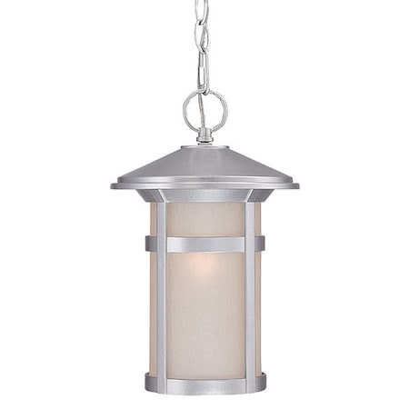 Acclaim Lighting Hanging Light, 1-Light, Brushed Silver 39106BS