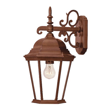 Acclaim Lighting Wall Light, Burled Walnut, 1-Light 5202BW