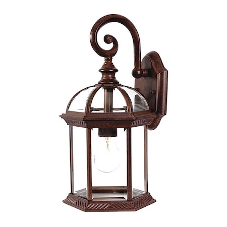 Acclaim Lighting Wall Light, Burled Walnut, 1-Light 5271BW