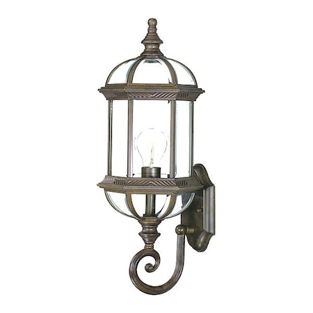 Acclaim Lighting Wall Light, Burled Walnut, 1-Light 5272BW