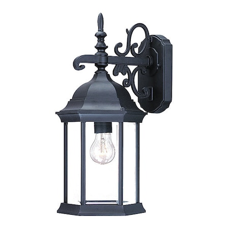 Acclaim Lighting Wall Light, Matte Black, 1-Light 5184BK