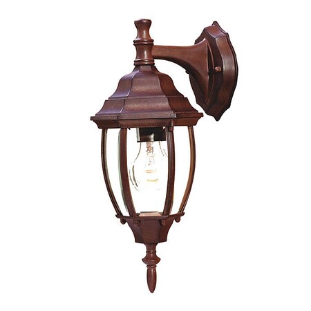 Acclaim Lighting Wall Light, Burled Walnut, 1-Light 5010BW
