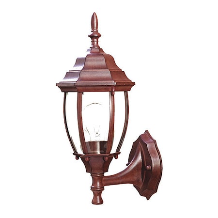 Acclaim Lighting Wall Light, Burled Walnut, 1-Light 5011BW