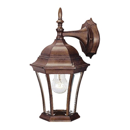 Acclaim Lighting Wall Light, Burled Walnut, 1-Light 5022BW