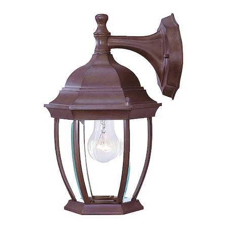 Acclaim Lighting Wall Light, Burled Walnut, 1-Light 5035BW