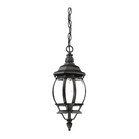 Acclaim Lighting Hanging Light, Matte Black, 1-Light, Width: 6-1/4" 5056BK