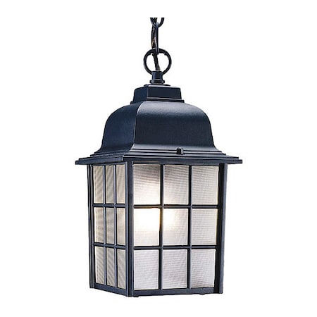 Acclaim Lighting Hanging Light, Matte Black, 1-Light 5306BK