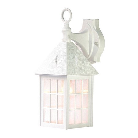 Acclaim Lighting Wall Light, Textured, White, 1-Light 72TW
