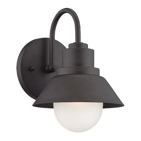 ACCLAIM LIGHTING Wall Light, Matte Black, 1-Light 4712BK