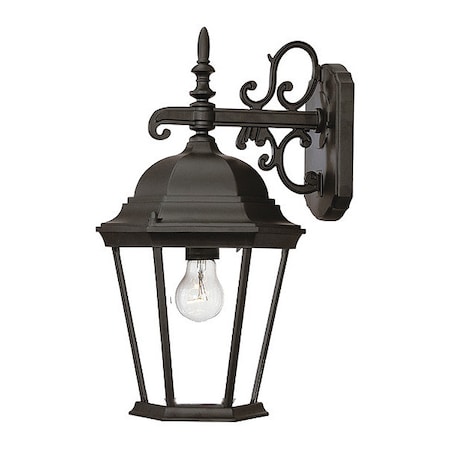 Acclaim Lighting Wall Light, Matte Black, 1-Light 5202BK