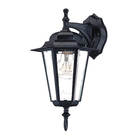 Acclaim Lighting Wall Light, Matte Black, 1-Light 6102BK