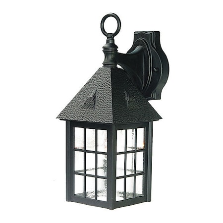 Acclaim Lighting Wall Light, Matte Black, 1-Light 72BK