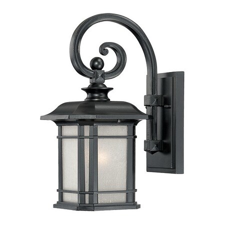 Acclaim Lighting Wall Light, Matte Black, 1-Light 8102BK