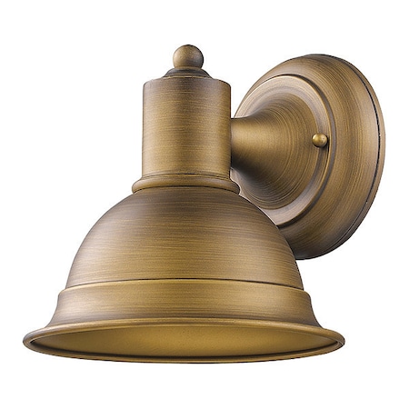 Acclaim Lighting Wall Light, Raw Brass, 1-Light 1500RB