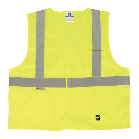 Open Road Safety Vest, Solid, Green, L/XL, PK25 U6106G-L/XL