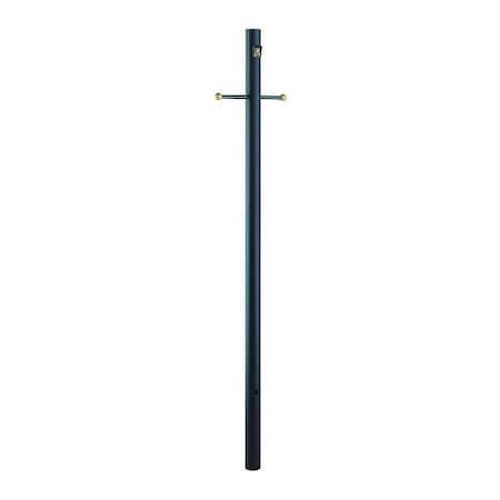 Acclaim Lighting Dirct Burial Lamp Post, Black, Photo, 7 ft. 96-320BK