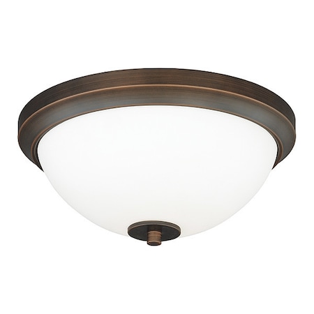 Vaxcel Glendale 13in Flush Mount Sienna Bronze C0071