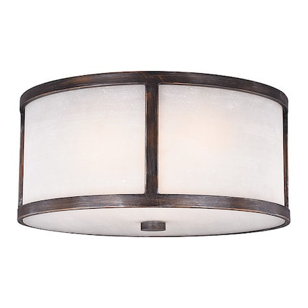 Vaxcel Lumos 16in Flush Mount Bronze C0141