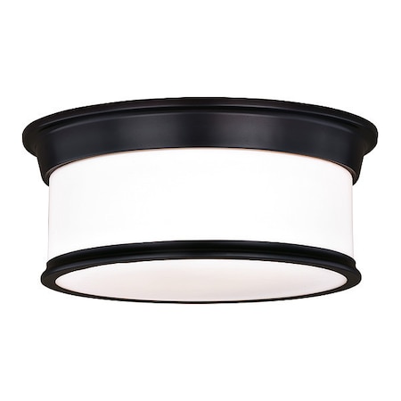 Vaxcel Carlisle 14in Flush Mount Bronze C0144
