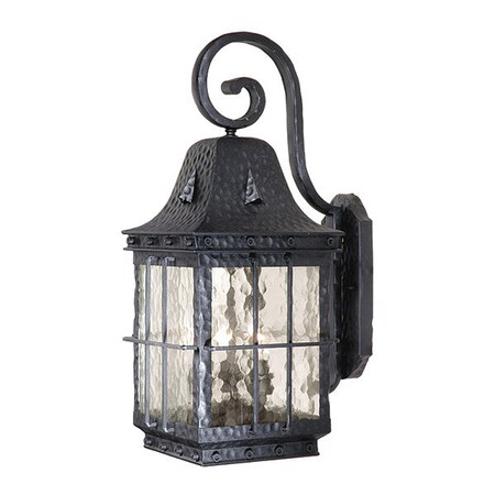 Vaxcel Edinburgh 9in Outdoor Light Black ED-OWD090TB