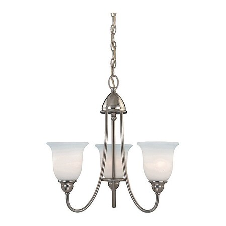 Vaxcel Concord 3L Chandelier Satin Nickel H0067