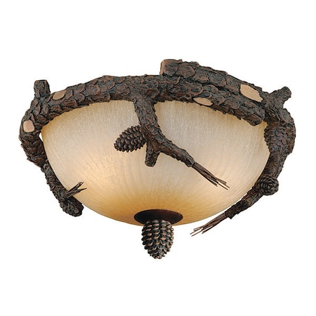 Vaxcel Fan Light Kit 14-1/2in Patina LK51218WP