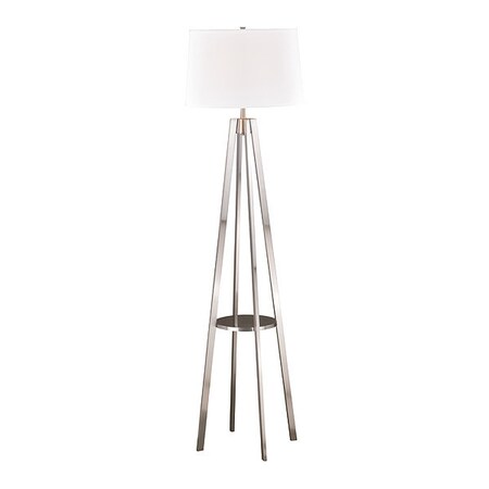 Vaxcel Perkins Floor Lamp Satin Nickel L0008