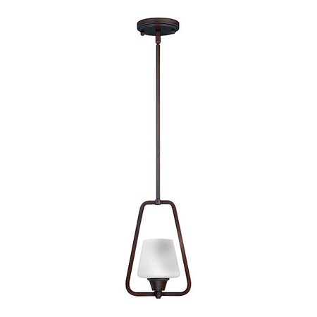 Vaxcel Calais 8in Mini Pendant Bronze P0094