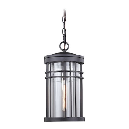 Vaxcel Wrightwood 8in Outdoor Pendant Black T0359