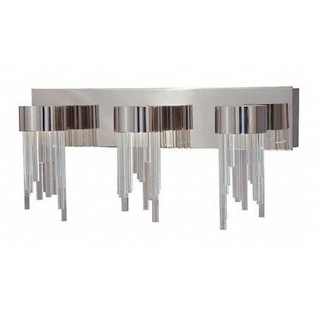 Vaxcel Ice LED 3L Vanity Nickel W0016