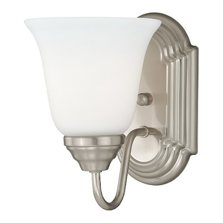 Vaxcel Vanity 708 Series 1L Satin Nickel W0130