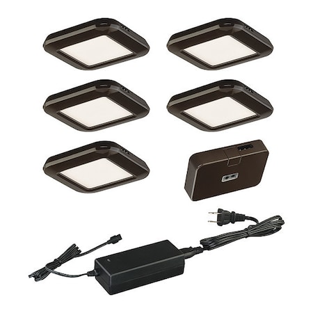 Vaxcel Puck Light 5-pack Bronze X0033