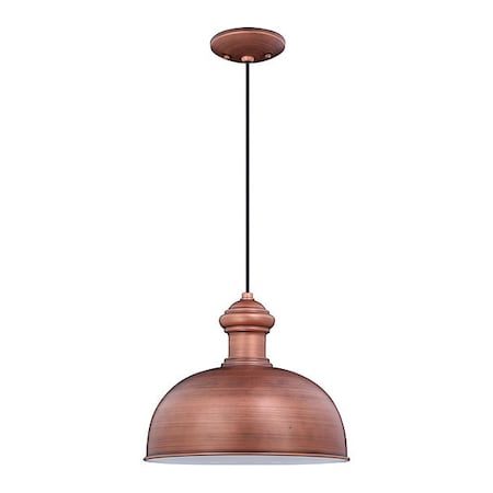 Vaxcel Franklin 13in Outdoor Pendant Copper T0410