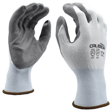 Cordova Cut-Resistant Coated Gloves, Cut Level A2 , Foam Nitrile , M 1 PR 3716M