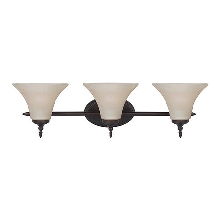 Sea Gull Three Light Wall/Bath, Burnt Sienna, Width: 27" 41182EN3-710