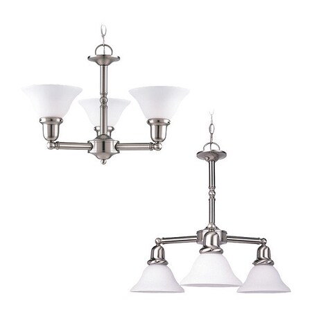 Sea Gull Three Light Chandelier, Brushed Nickel 31060-962