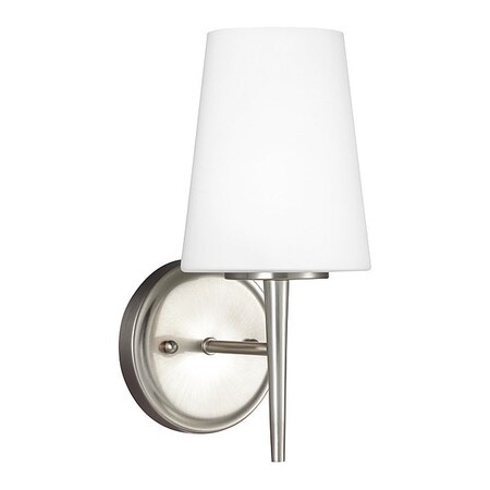 Sea Gull One Light Wall/Bath, Sconce, Brushed Nic 4140401EN-962