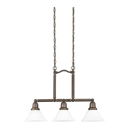 Sea Gull Three Light Island Pendant, Heirloom Bron 66061EN-782