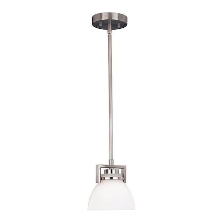 Vaxcel Metropolis 7in Mini Pendant Satin Nickel P0202