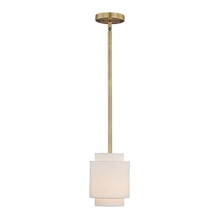 Vaxcel Burnaby 1L Mini Pendant Matte Brass P0191