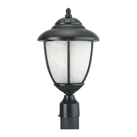 Sea Gull One Light Outdoor Post Lantern, Black 82048PEN3-12