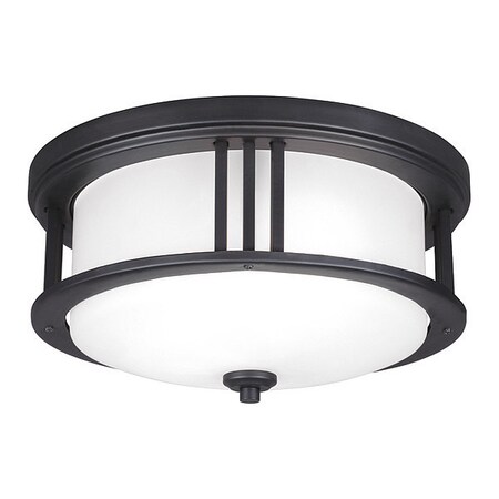 Sea Gull Two Light Outdoor Ceiling, Flush Mount, Bl 7847902-12